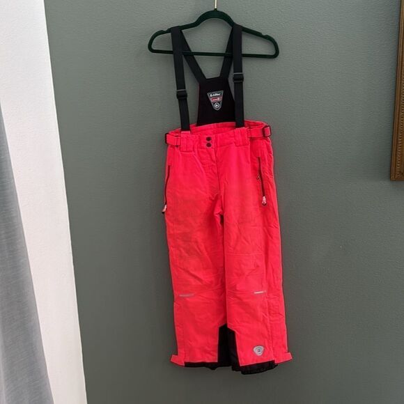 Youth Bibs Killtec Size 12 Neon Pink/Orange - Picture 1 of 13
